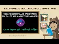 Trailhead Solutions Create Report and Dashboard Folders Techno Fiction