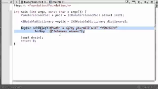 Objective C Programming Tutorial 59 Dictionary Objects YouTube