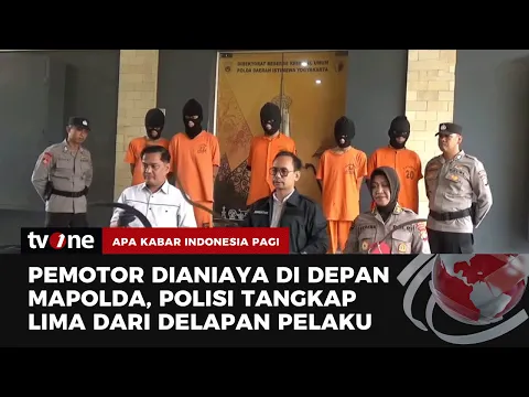 Pemotor Dianiaya di Depan Mapolda DIY, Polisi Amankan Lima Pelaku