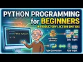 Python Full Introduction for Beginners INT108 Variables Data Types Input