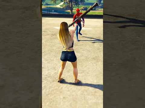 Spider-Man Helps Ironman Girlfriend To Rescued Ironman From Wolverine Traps #shorts #ytshorts #gta5