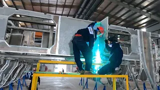 10. The Odisea 48 – frames and bulkheads 70% complete – the best performance catamaran EVERRRRR!