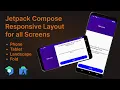 Android Support ALL Screen Sizes in Jetpack Compose Landscape Tablet - Android Studio Tutorial