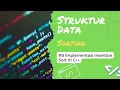 Implementasi Insertion Sort di C Struktur Data Sorting