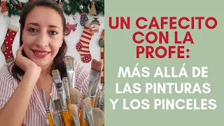 UN CAFECITO CON LA PROFE: MÁS AL. #LÁ DE LAS PINTURAS Y LOS PINCELES #pintar #manualidades
