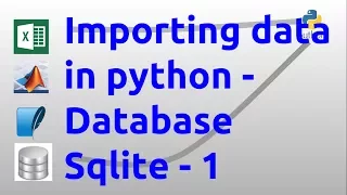 Importing data in python Database Sqlite - 1