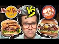 Hard Rock Cafe vs Dave Busters Taste Test FOOD FEUDS
