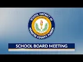 School Board Meeting December 9 2025