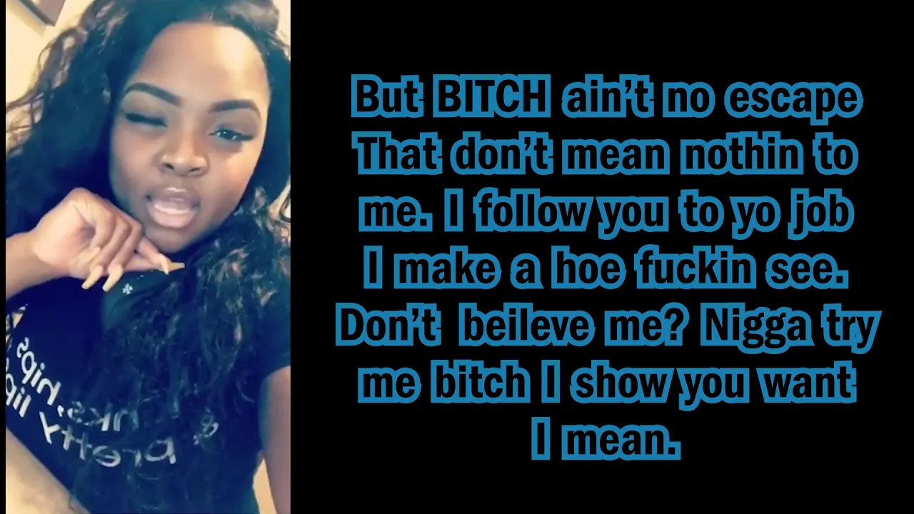 Who you thought you was breaking up with big homie? 🔪⚰️👫 || @inayah_lamis