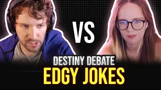 Dehumanization Edgy Jokes - Destiny Discusses ft Pxie