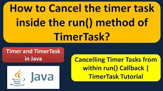 How to Cancel the timer task inside the run method of TimerTask Timer and TimerTask