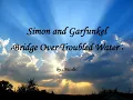 simon garfunkel bridge over troubled water with lyrics
