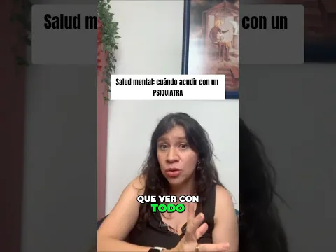 Salud mental. Cuándo acudir con un psiquiatra