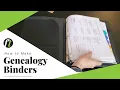 Simple 4-Step Method for Making Genealogy Binders