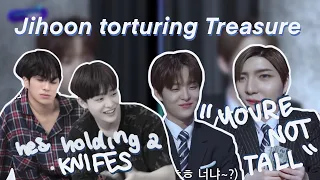 Download JIHOON NOT LETTING TREASURE BREATHE // Jihoon torturing other treasure members MP3