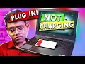 Laptop Plugged in but NOT CHARGING Fix in 5 Minutes