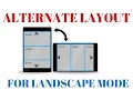 Creating an Alternate Landscape Layout ANDROID DEVELOPMENT