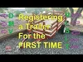 How To Register Trailer at DMV For Title Harbor Freight Home Assembled Trailer Registration