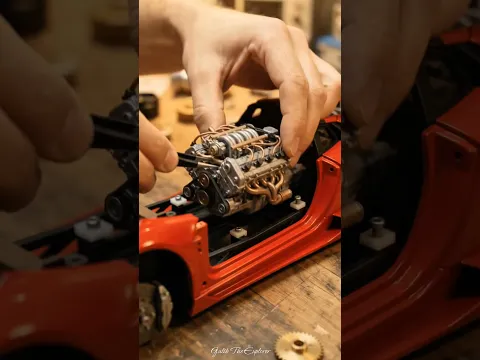 Building a Mini Lamborghini From Scratch! 🔥🏎️ #shorts