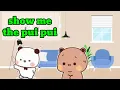 Download Lagu Show me the pui pui 😗 l bubu dudu l peach goma l milk mocha l panda bear l bear or panda cute story