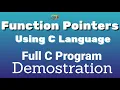 Function Pointers in C Full C Program Demostration