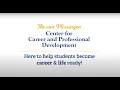 The van Vlissingen Center for Career and Professional Development at Emory Henry College