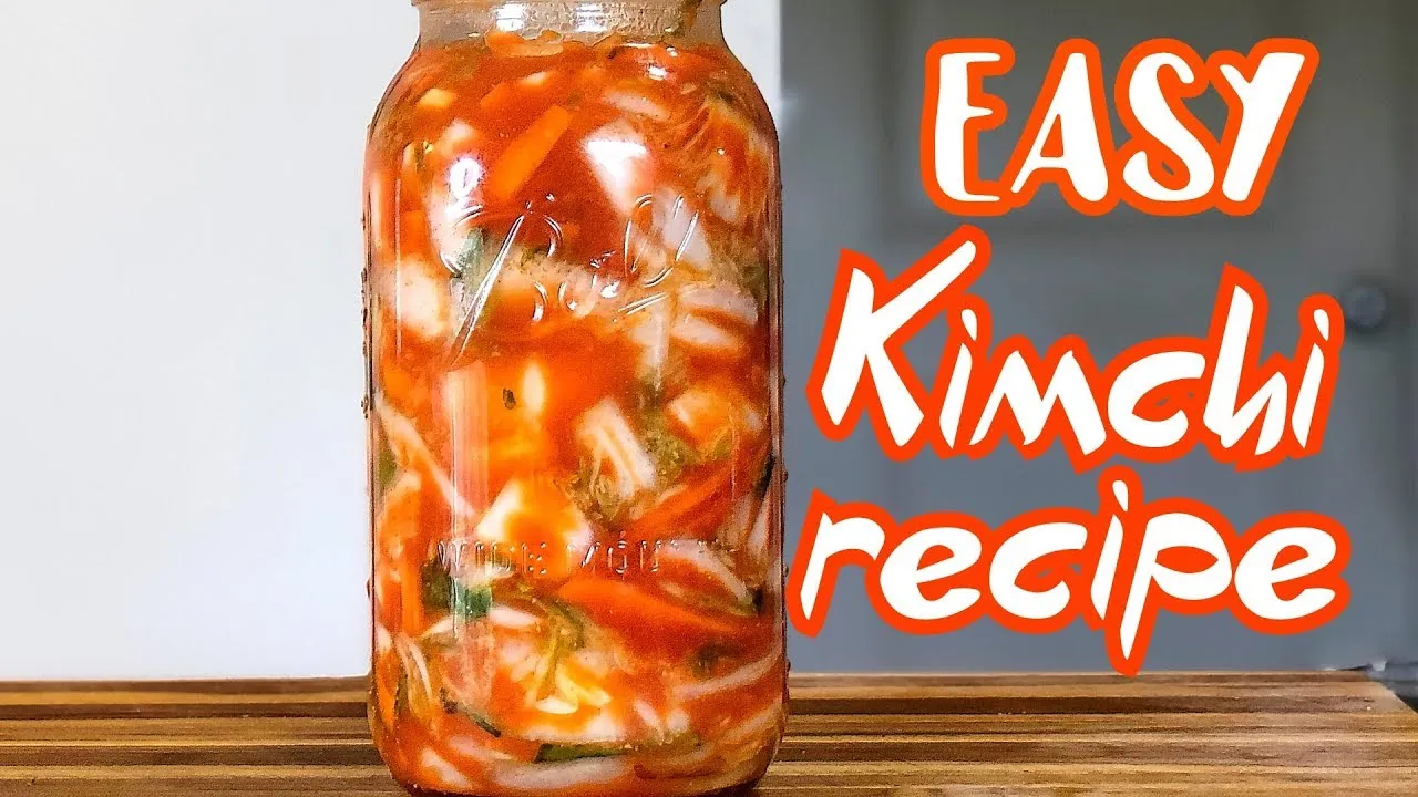 Easy Vegan Kimchi Recipe - Healthy Recipe Channel