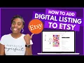 How To Upload Digital Products To Etsy Etsy Shop for Beginners
