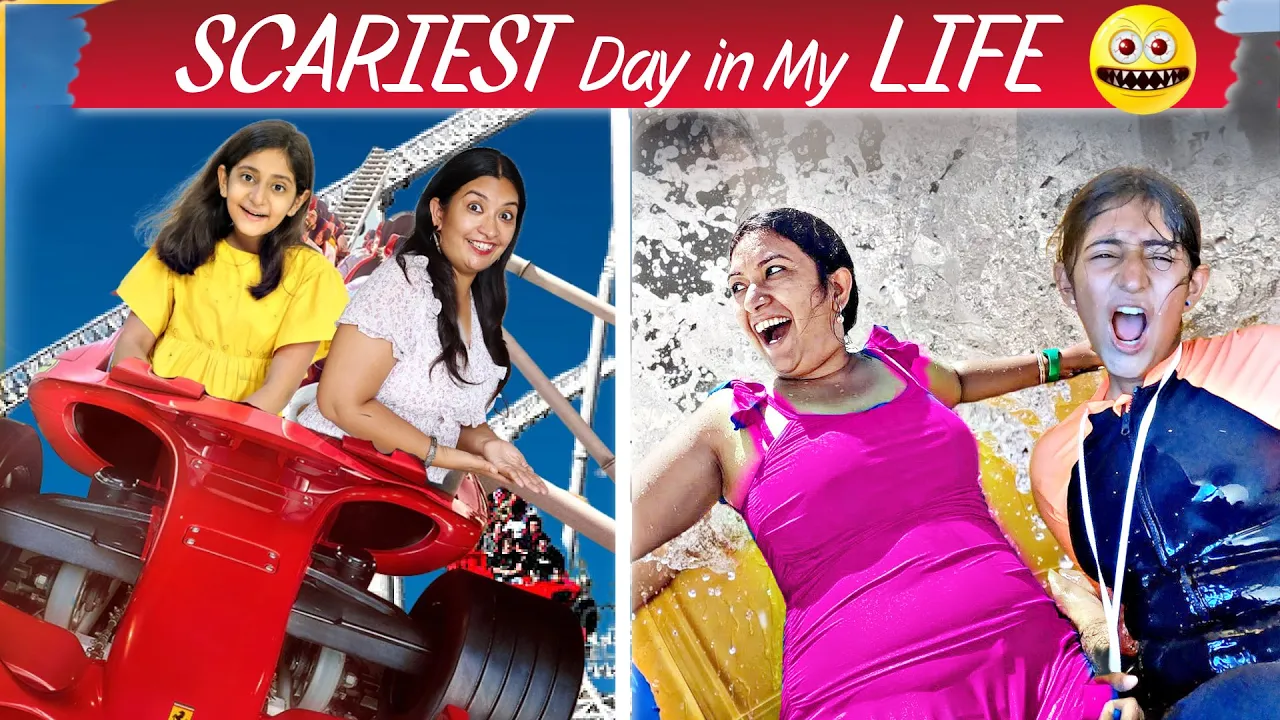 Anantya Ke Saath WaterSlides and FERRARI WORLD ki Masti   CookWithNisha