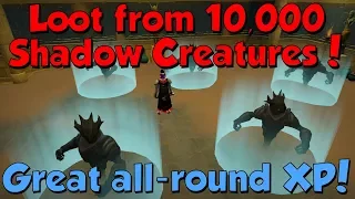 Loot from 10 000 Shadow Creatures Runescape 3 Great All-Round XP