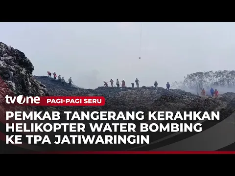 Kepulan Asap Kebakaran TPA Jatiwaringin Menyebar ke Permukiman Warga