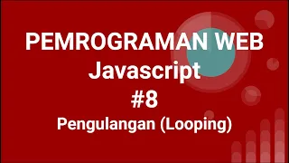 Materi Pemrograman Web Javascript Pengulangan Looping