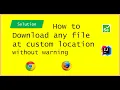 How to Download any File at Custom location Using Selenium No Warning Chrome Firefox