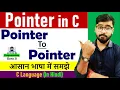 Pointer to Pointer Concept in C c language full course by Rahul Chaudhary