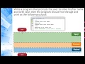 Programming 1 Java - 1 9 Name and Age Program