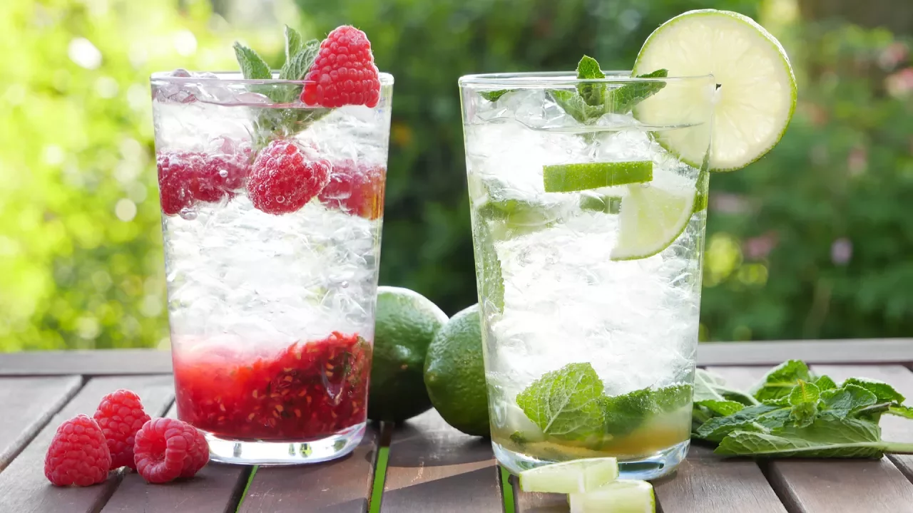 
          
          
          
            
            Virgin Mojito I Classic und Himbeere I Mojito Mocktail I Alkoholfrei
          
        . 