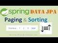 Spring Data JPA Paging and Sorting Examples with Thymeleaf