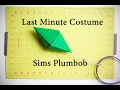Sims Halloween Costume - DIY Green Plumbob
