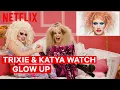 Download Lagu Drag Queens Trixie Mattel \u0026 Katya React to Glow Up | I Like to Watch | Netflix