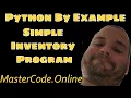 Python Programming Simple Inventory Program In Python
