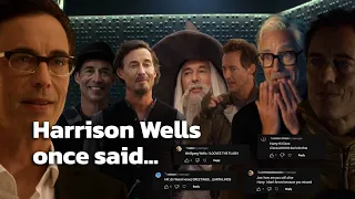 harrison wells once said with harry hr sherloque nash dr wells and more the flash