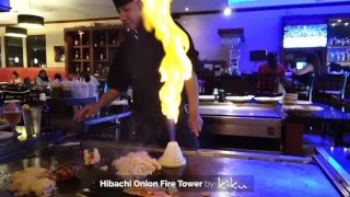 Kiku Japanese Steak House Sushi Lounge Hibachi Onion Fire Tower