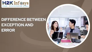 Difference Between Exception And Error Hierarchy Of Exception Class And Error In Java H2K Infosys
