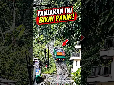 Truk Ini Nekat Lewati Tanjakan Ekstrem, Akhirnya Bikin Panik‼️