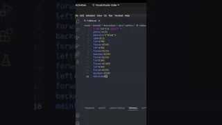 I alphabet using turtle in python
