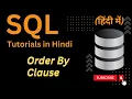 Order By Clause Top Keyword SQL Tutorials