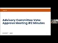 DxF Stakeholder Advisory Committee Meeting