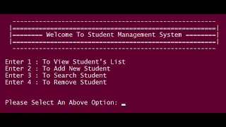 SIMPLE STUDENT MANAGEMENT SYSTEM IN PYTHON WITH SOURCE CODE
