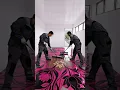 Galaxy Epoxy Floor with Hidden Lotus Aquarium Transformation