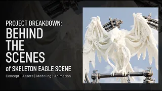 Tripo x Blender ｜How to Build a Floating Storm Bell Tower for a Skeletal Eagle？